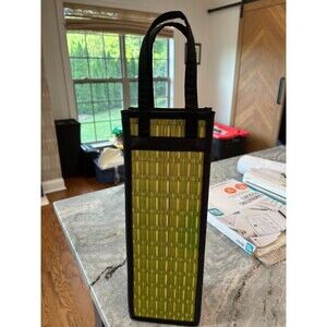 Baskets of Cambodia Multi-Color Saraye Tatami Wine Tote
